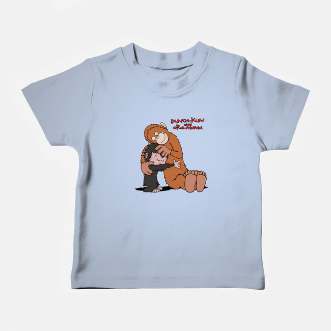 Punch-Kun And Ora-Mama-Baby-Basic-Tee-joerawks