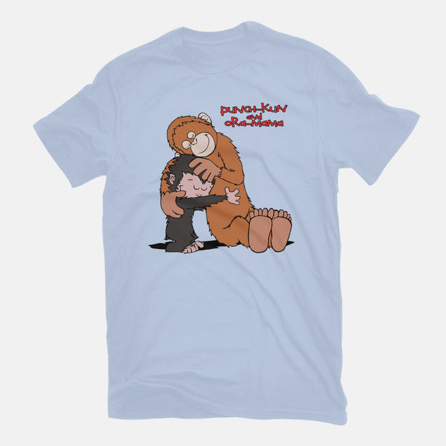 Punch-Kun And Ora-Mama-Womens-Basic-Tee-joerawks