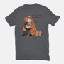 Punch-Kun And Ora-Mama-Womens-Basic-Tee-joerawks