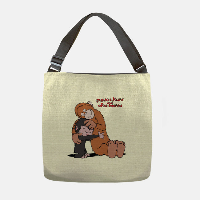 Punch-Kun And Ora-Mama-None-Adjustable Tote-Bag-joerawks