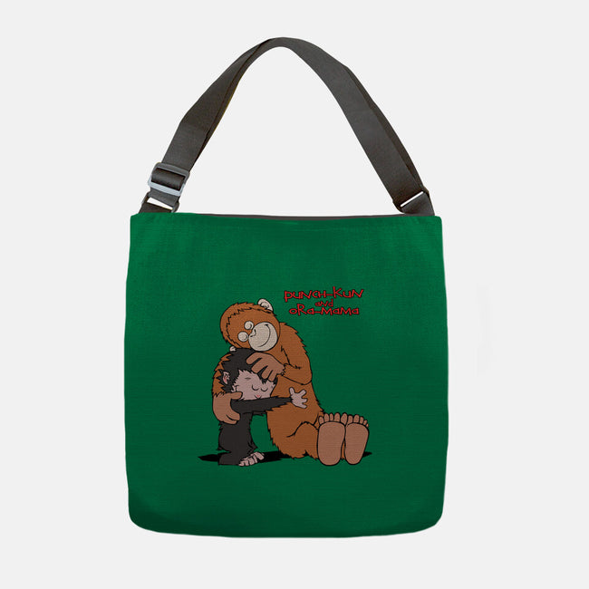Punch-Kun And Ora-Mama-None-Adjustable Tote-Bag-joerawks