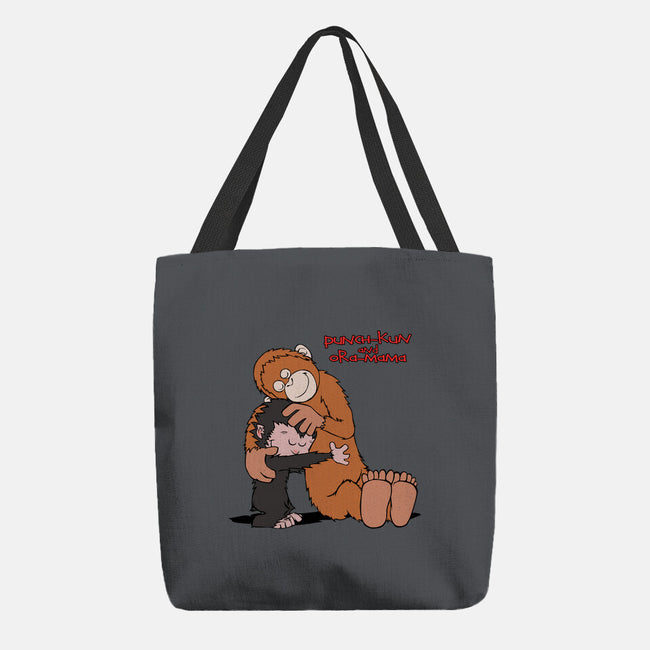 Punch-Kun And Ora-Mama-None-Basic Tote-Bag-joerawks