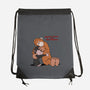 Punch-Kun And Ora-Mama-None-Drawstring-Bag-joerawks