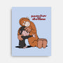 Punch-Kun And Ora-Mama-None-Stretched-Canvas-joerawks