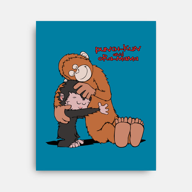 Punch-Kun And Ora-Mama-None-Stretched-Canvas-joerawks