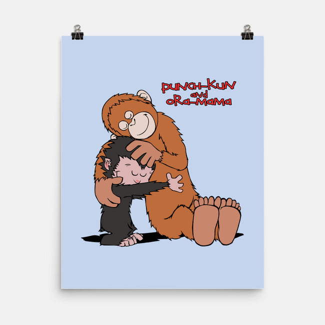 Punch-Kun And Ora-Mama-None-Matte-Poster-joerawks