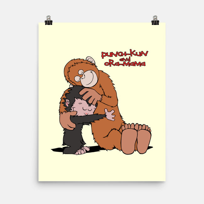 Punch-Kun And Ora-Mama-None-Matte-Poster-joerawks