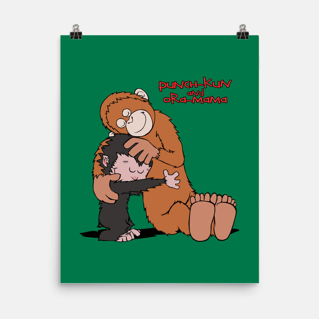 Punch-Kun And Ora-Mama-None-Matte-Poster-joerawks