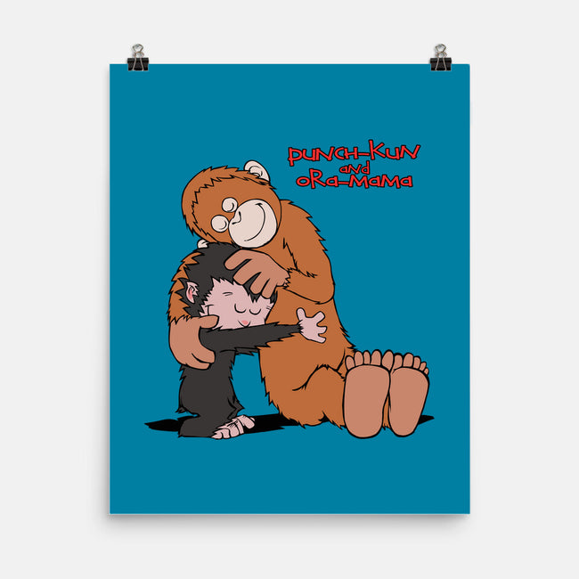 Punch-Kun And Ora-Mama-None-Matte-Poster-joerawks