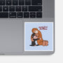 Punch-Kun And Ora-Mama-None-Glossy-Sticker-joerawks