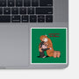 Punch-Kun And Ora-Mama-None-Glossy-Sticker-joerawks