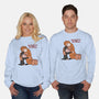 Punch-Kun And Ora-Mama-Unisex-Crew Neck-Sweatshirt-joerawks