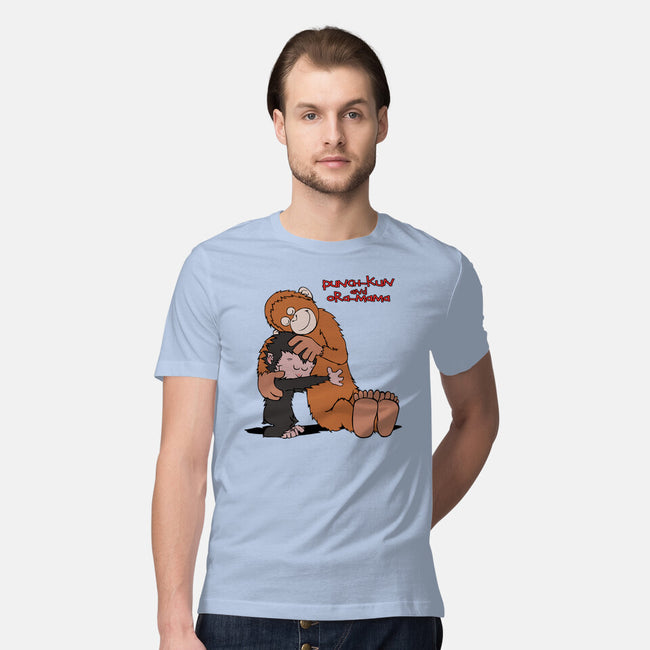 Punch-Kun And Ora-Mama-Mens-Premium-Tee-joerawks