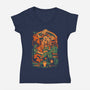 After The Mission-Womens-V-Neck-Tee-ilustrata