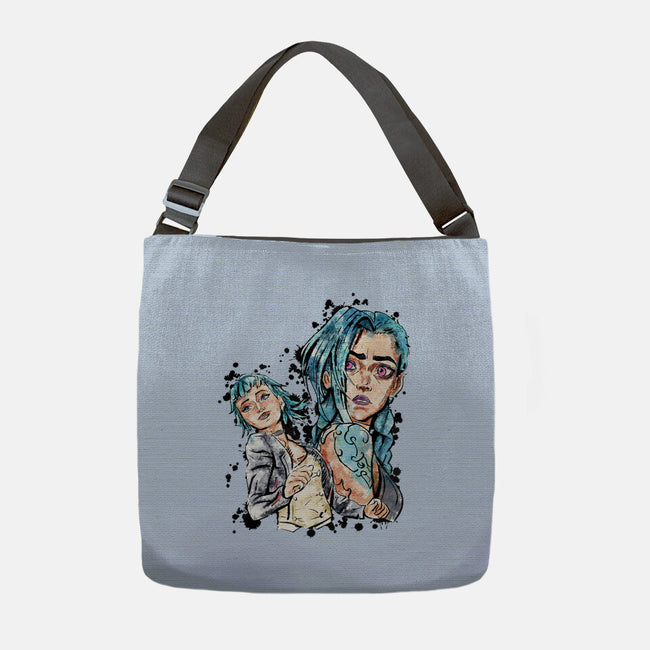 Two Universes-None-Adjustable Tote-Bag-nickzzarto