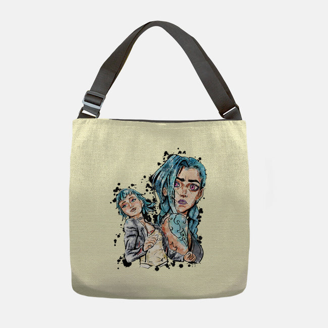 Two Universes-None-Adjustable Tote-Bag-nickzzarto