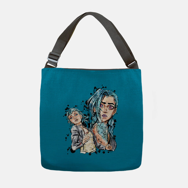Two Universes-None-Adjustable Tote-Bag-nickzzarto