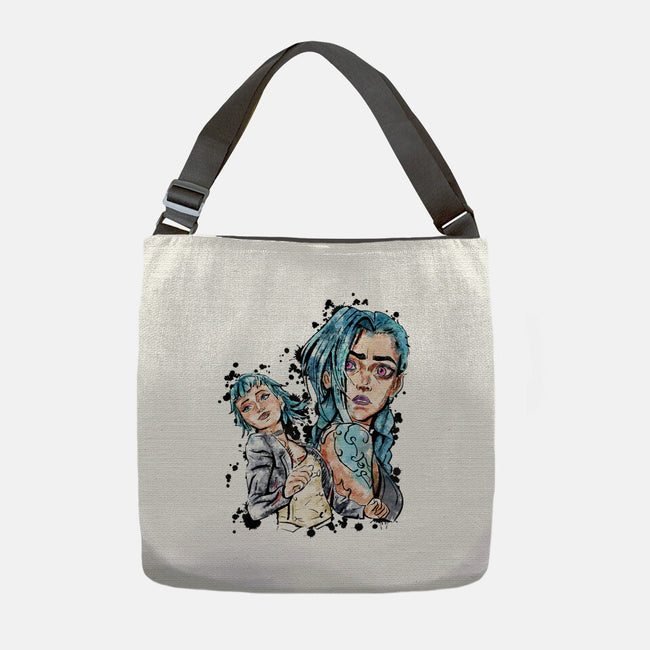 Two Universes-None-Adjustable Tote-Bag-nickzzarto