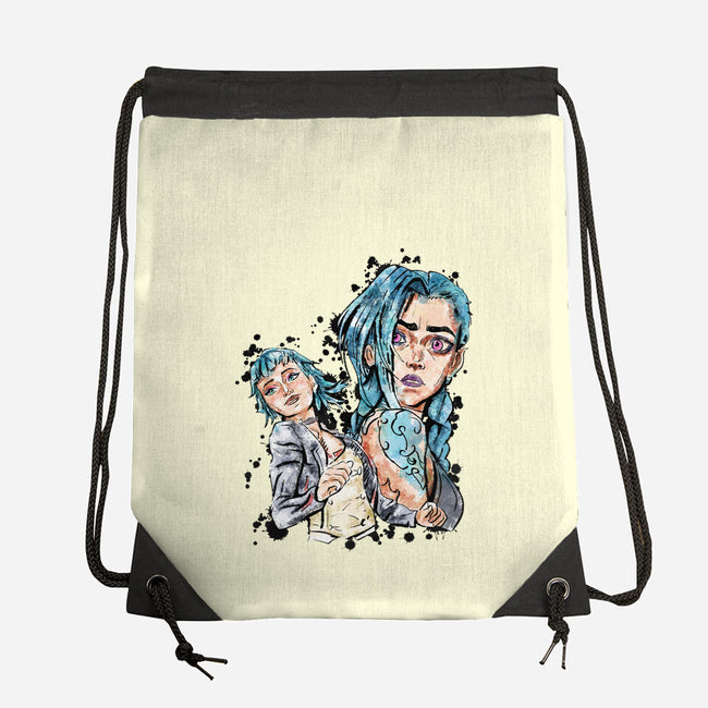 Two Universes-None-Drawstring-Bag-nickzzarto