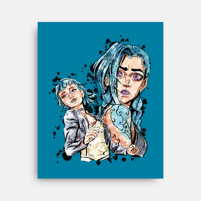 Two Universes-None-Stretched-Canvas-nickzzarto