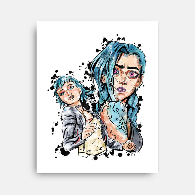 Two Universes-None-Stretched-Canvas-nickzzarto