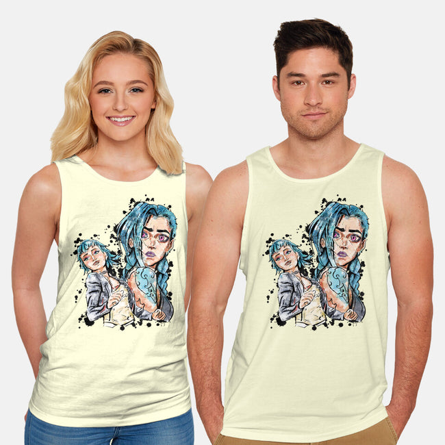 Two Universes-Unisex-Basic-Tank-nickzzarto
