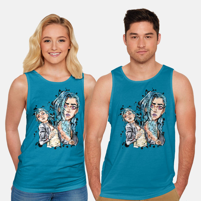 Two Universes-Unisex-Basic-Tank-nickzzarto