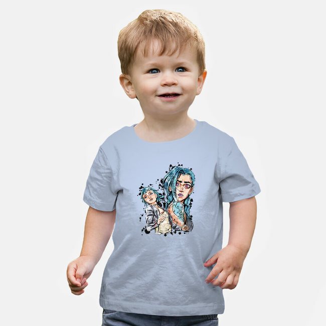 Two Universes-Baby-Basic-Tee-nickzzarto