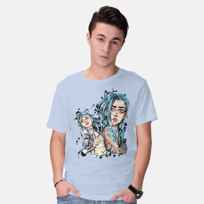 Two Universes-Mens-Basic-Tee-nickzzarto