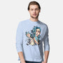 Two Universes-Mens-Long Sleeved-Tee-nickzzarto