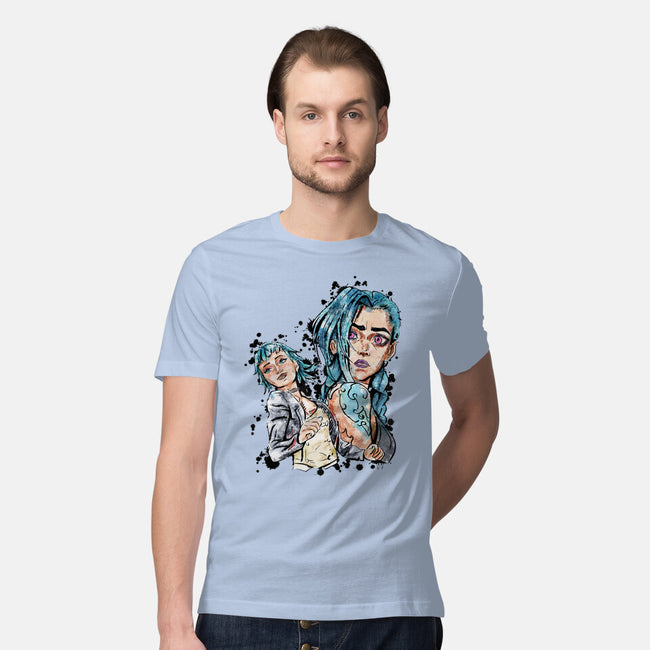Two Universes-Mens-Premium-Tee-nickzzarto