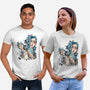 Two Universes-Unisex-Basic-Tee-nickzzarto