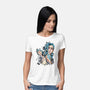 Two Universes-Womens-Basic-Tee-nickzzarto