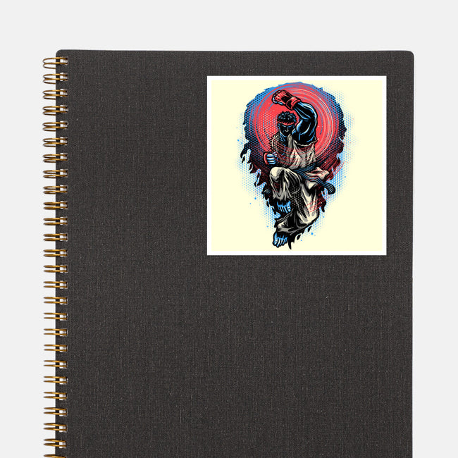 Power Of The Fireball-None-Glossy-Sticker-glitchygorilla