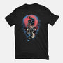 Power Of The Fireball-Womens-Fitted-Tee-glitchygorilla
