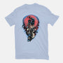 Power Of The Fireball-Womens-Fitted-Tee-glitchygorilla