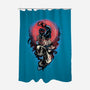 Power Of The Fireball-None-Polyester-Shower Curtain-glitchygorilla