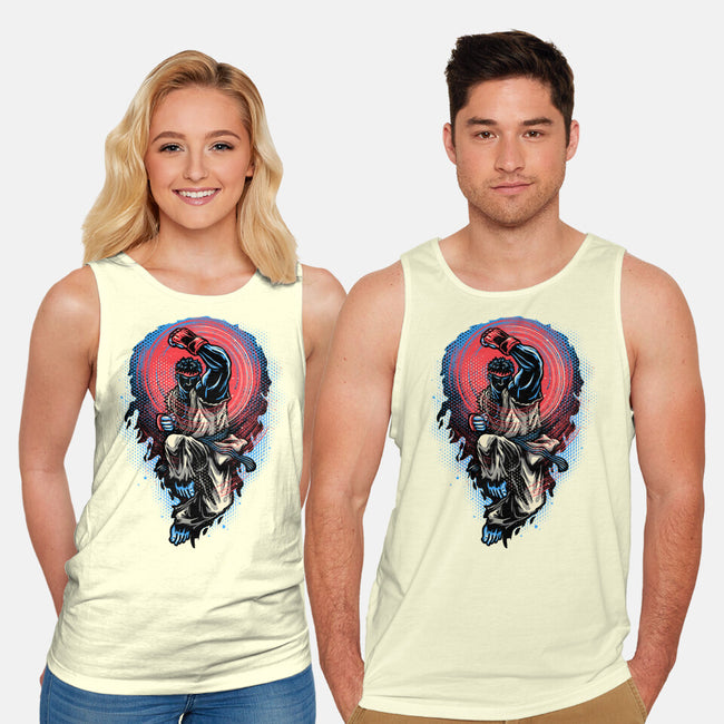 Power Of The Fireball-Unisex-Basic-Tank-glitchygorilla