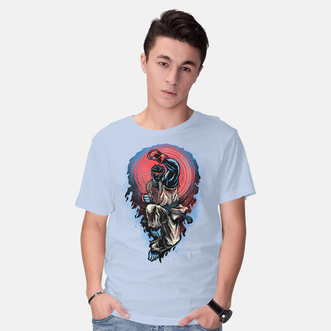 Power Of The Fireball-Mens-Basic-Tee-glitchygorilla