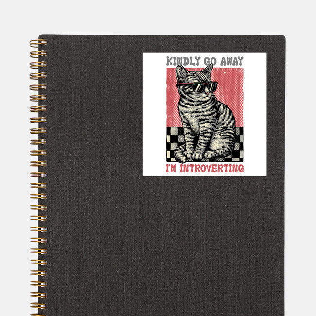 Introvert Mode-None-Glossy-Sticker-glitchygorilla
