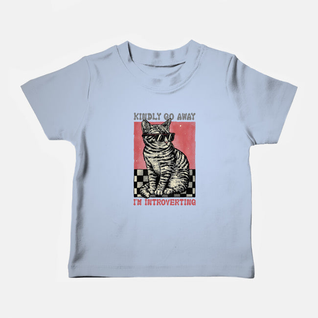 Introvert Mode-Baby-Basic-Tee-glitchygorilla