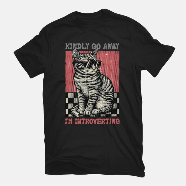 Introvert Mode-Mens-Basic-Tee-glitchygorilla