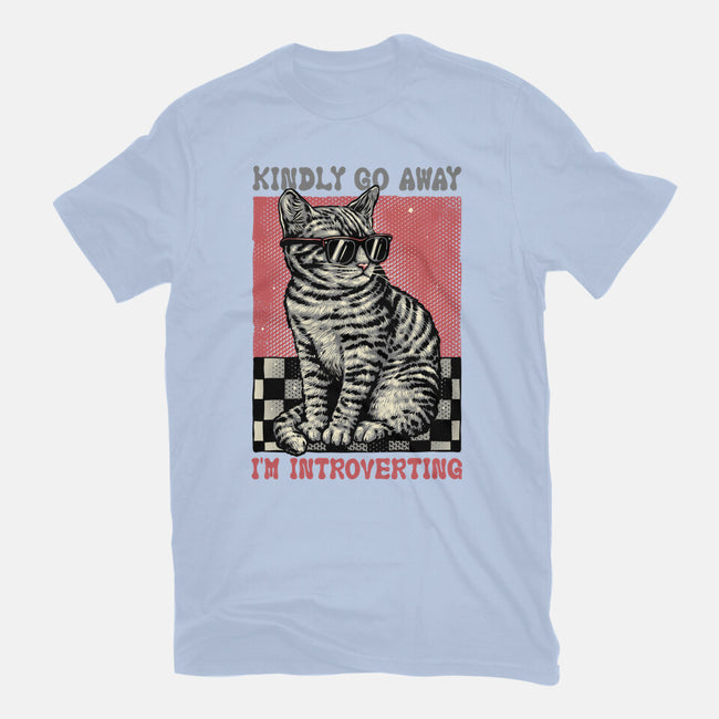 Introvert Mode-Mens-Basic-Tee-glitchygorilla