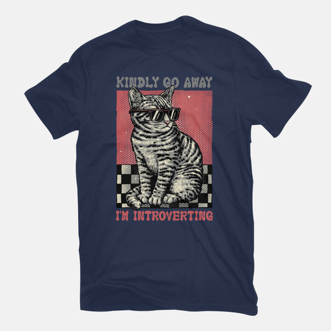 Introvert Mode-Mens-Basic-Tee-glitchygorilla