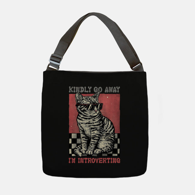 Introvert Mode-None-Adjustable Tote-Bag-glitchygorilla