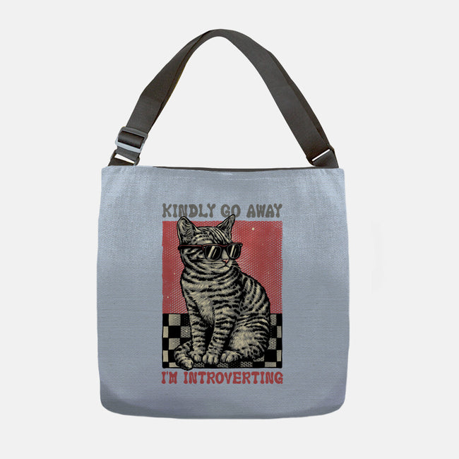 Introvert Mode-None-Adjustable Tote-Bag-glitchygorilla