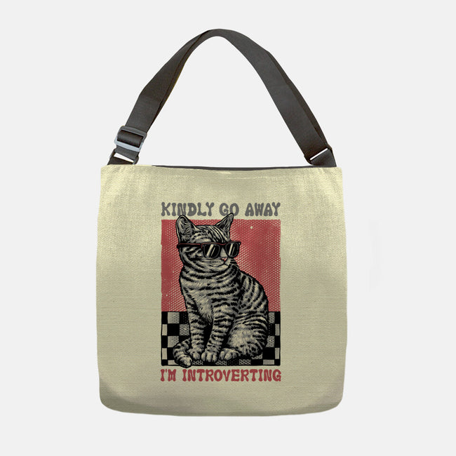 Introvert Mode-None-Adjustable Tote-Bag-glitchygorilla