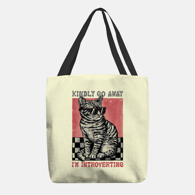 Introvert Mode-None-Basic Tote-Bag-glitchygorilla
