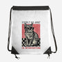 Introvert Mode-None-Drawstring-Bag-glitchygorilla