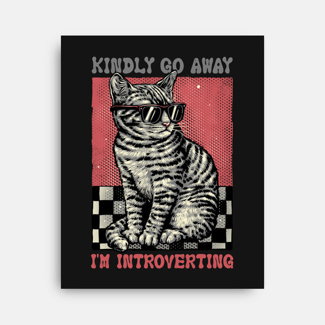 Introvert Mode-None-Stretched-Canvas-glitchygorilla